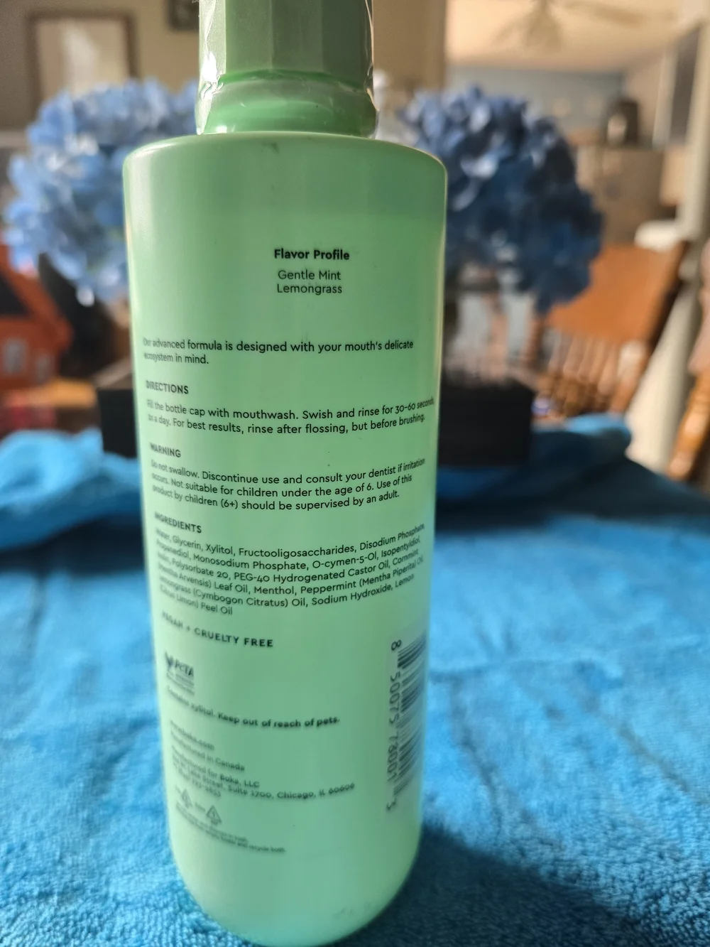 Boka Renew Mouthwash Mint 16.9 fl oz NWT